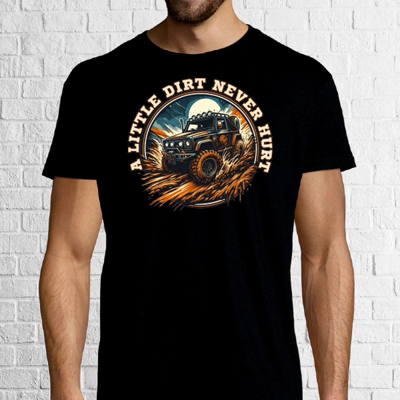 Tricou bărbat - Dirt Never Hurt