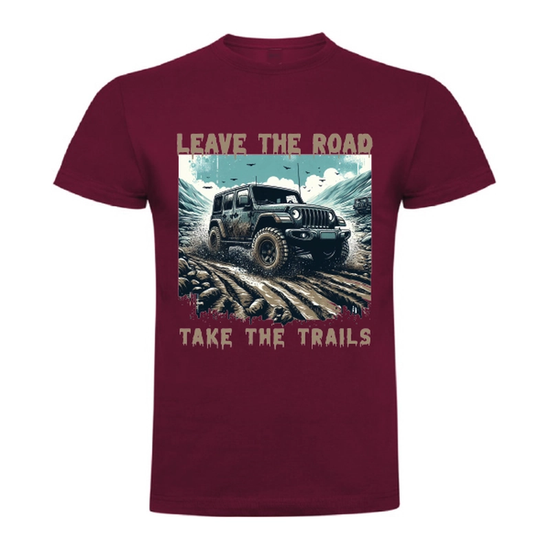 Tricou bărbat - Leave the Road