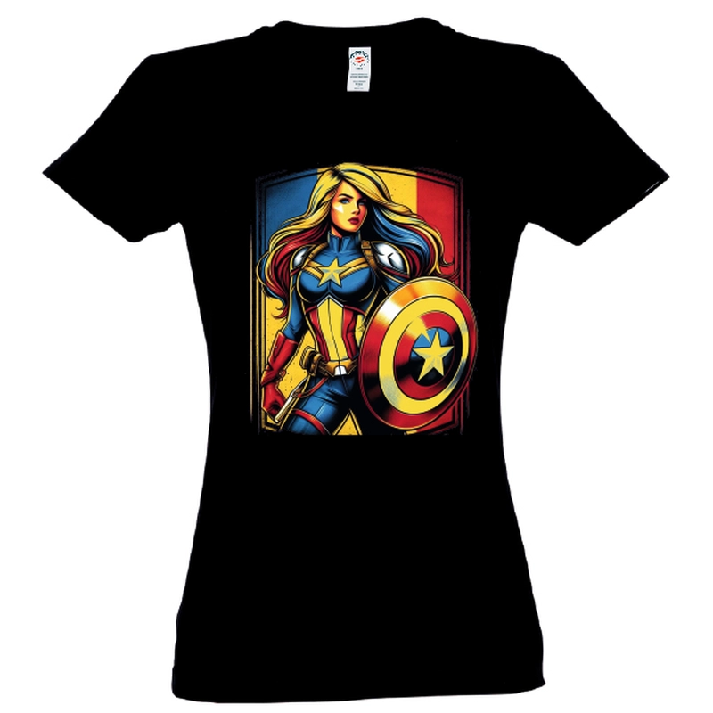Tricou damă -Miss Captain Romania