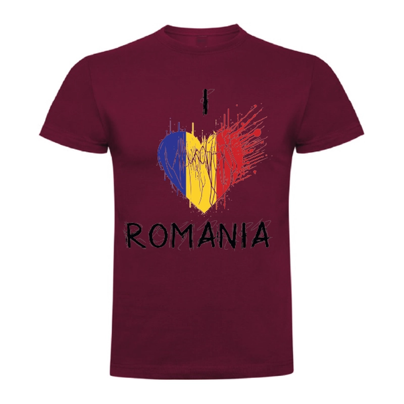 Tricou bărbat - I Love Romania