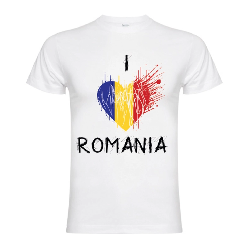 Tricou bărbat - I Love Romania