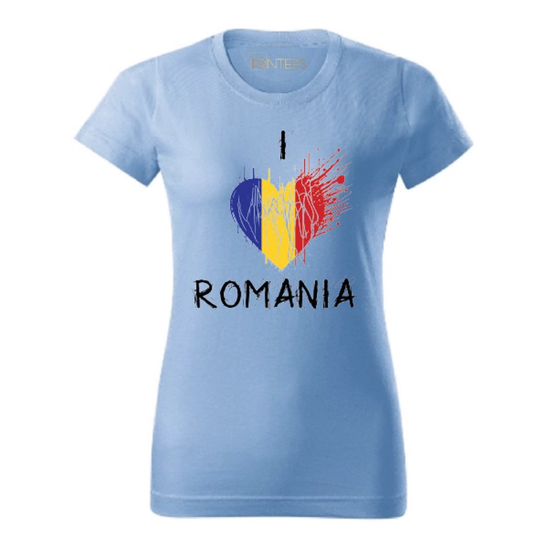 Tricou damă - I love romania