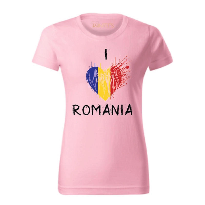 Tricou damă - I love romania