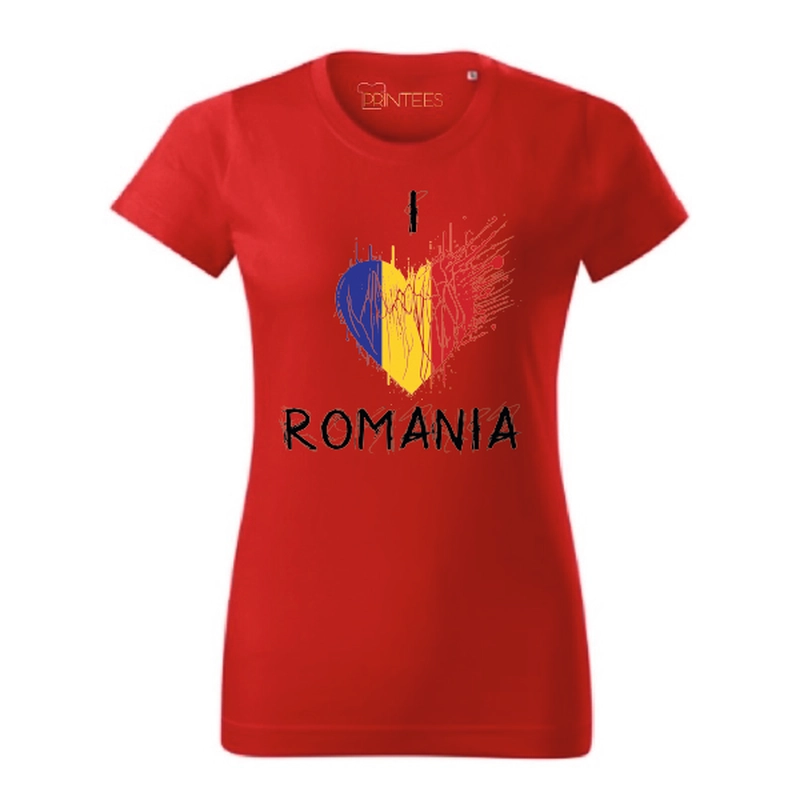 Tricou damă - I love romania