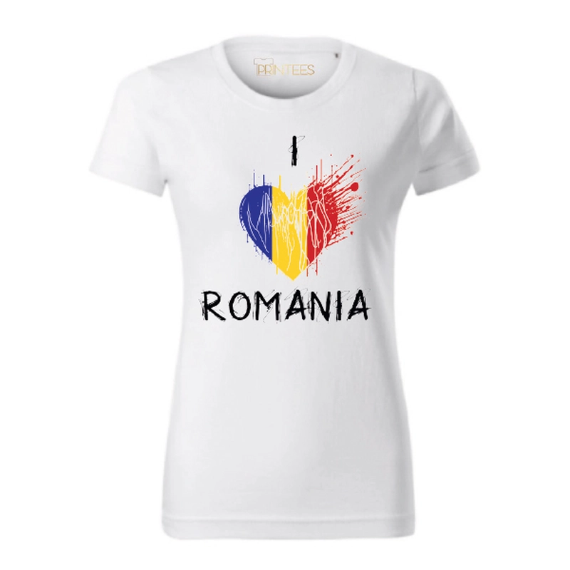 Tricou damă - I love romania