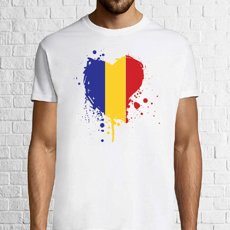 Tricou bărbat - Inimă de român