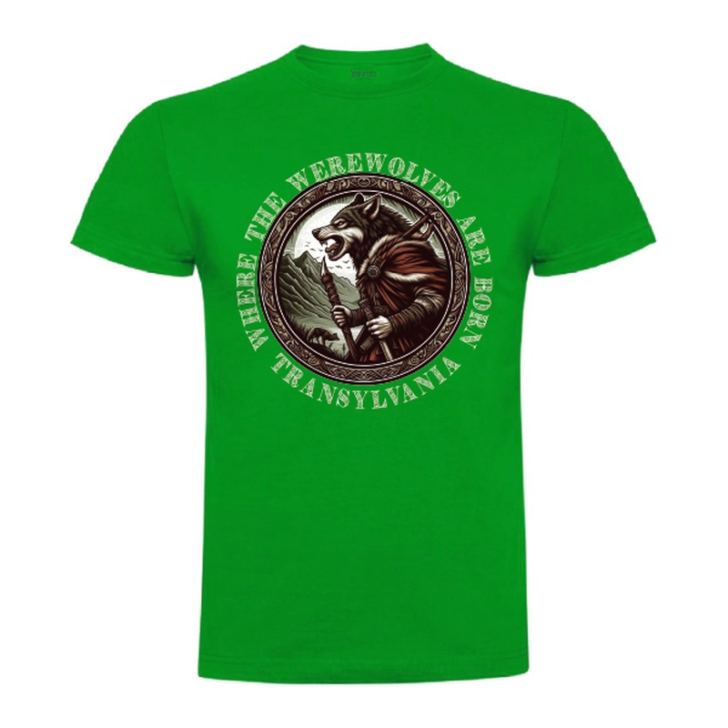 Tricou bărbat - Lup în Transilvania