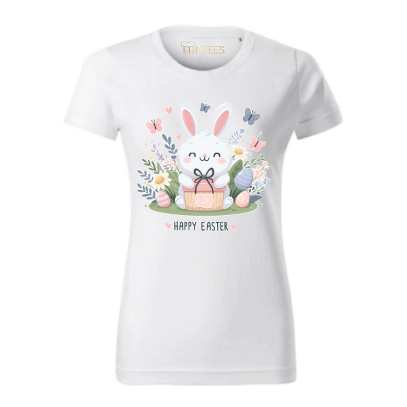 Tricou damă - Happy Easter Cute Bunny