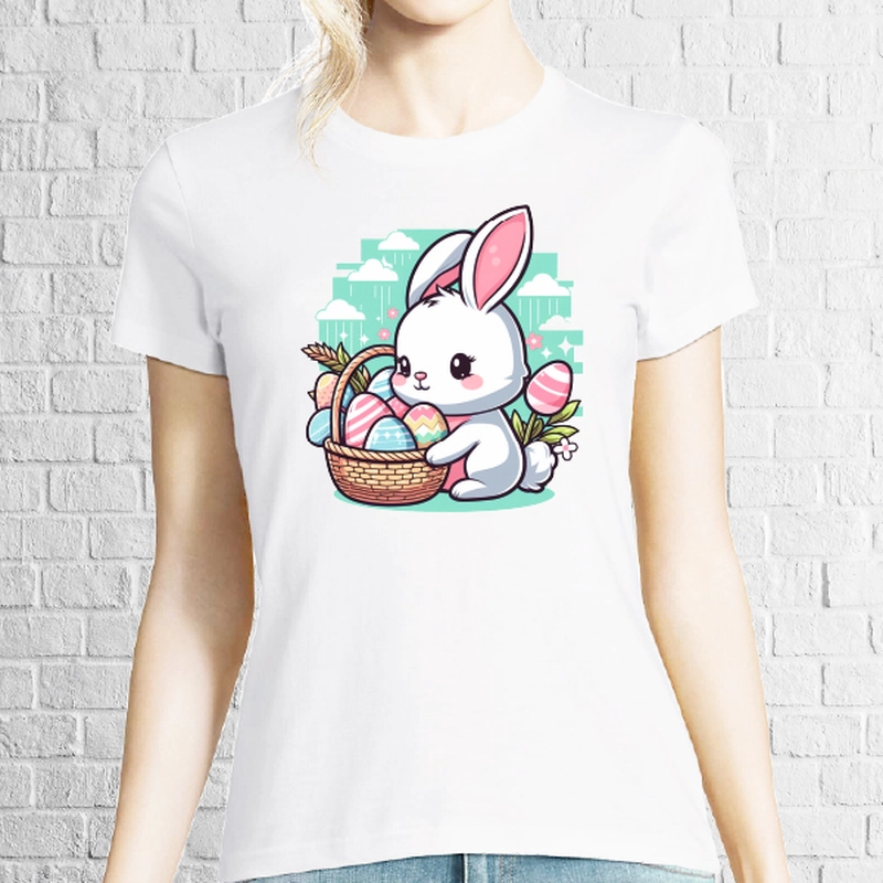 Tricou damă - Easter Anime Bunny