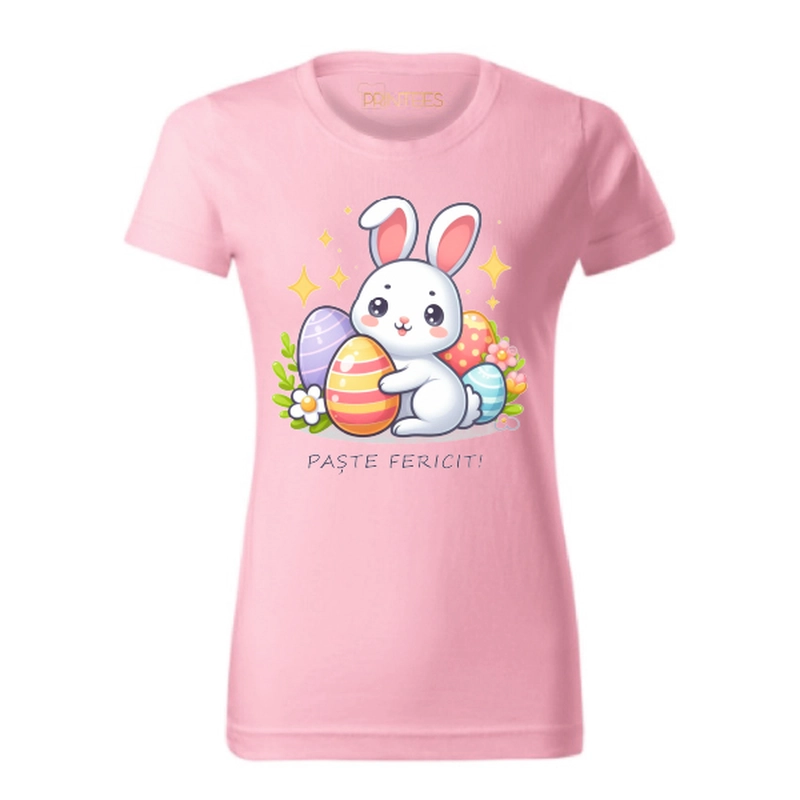Tricou copil - Iepuraș „Paște Fericit!”