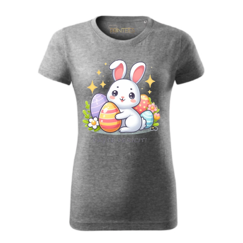 Tricou copil - Iepuraș „Paște Fericit!”