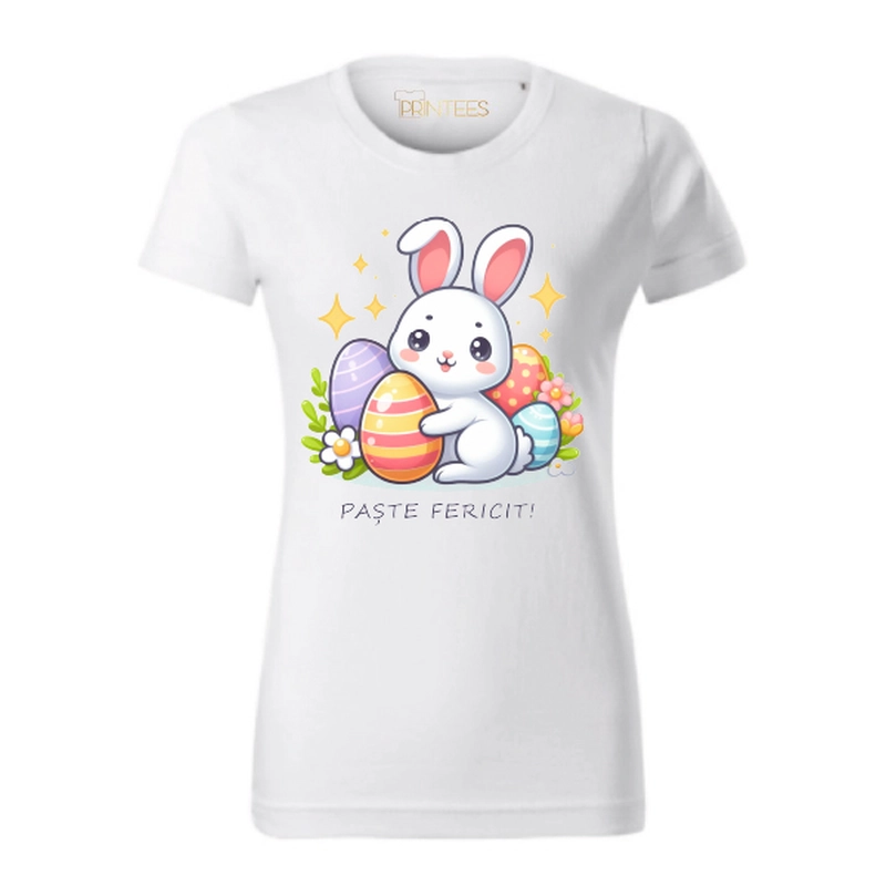 Tricou copil - Iepuraș „Paște Fericit!”