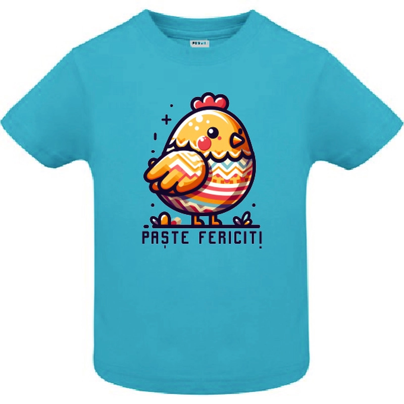 Tricou Copil - Pui Gaina Paște Fericit