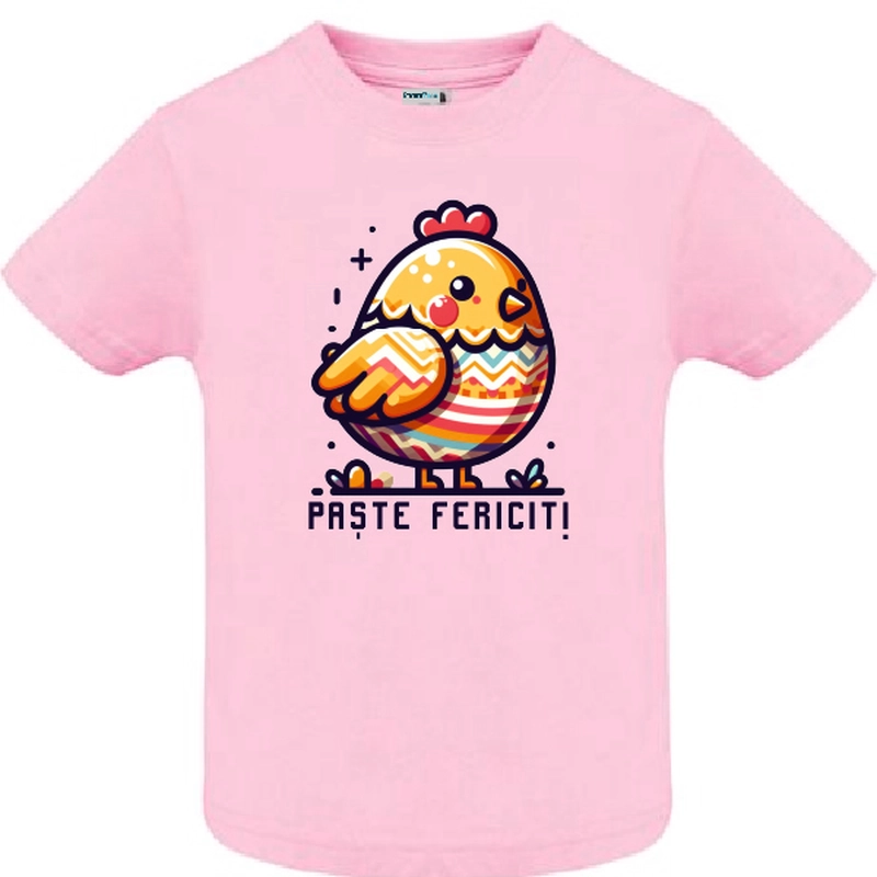 Tricou Copil - Pui Gaina Paște Fericit