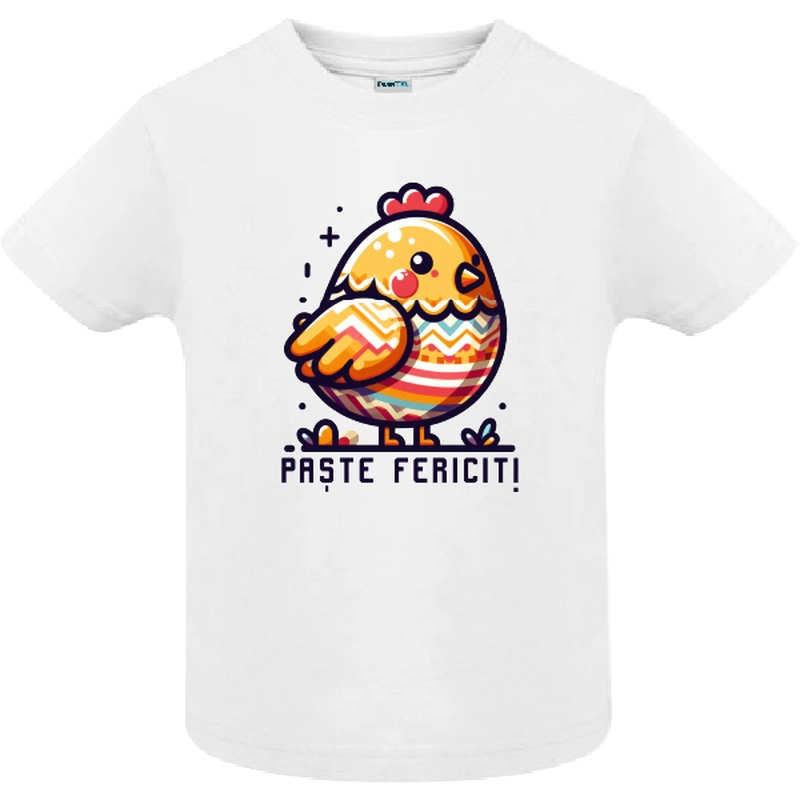 Tricou Copil - Pui Gaina Paște Fericit
