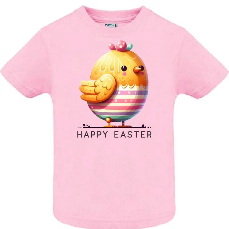 Tricou copil - Găinușă „Paște Fericit” Tricou copil - Găinușă „Paște Fericit”