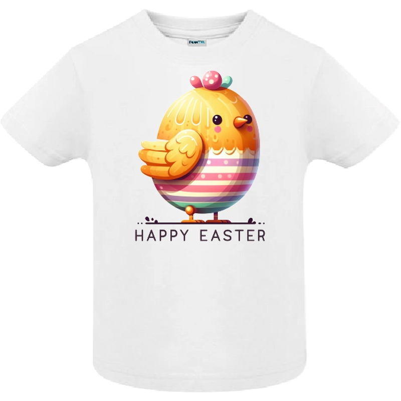 Tricou copil - Găinușă „Paște Fericit” Tricou copil - Găinușă „Paște Fericit”