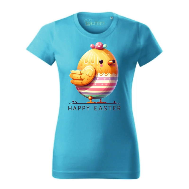 Tricou damă - Pui „Happy Easter”