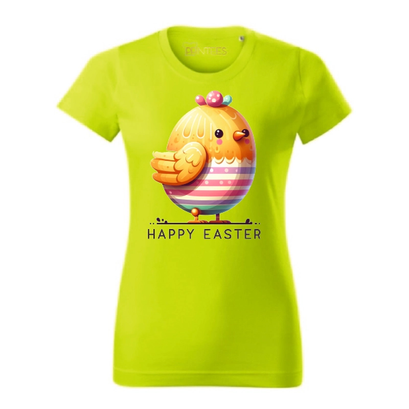 Tricou damă - Pui „Happy Easter”