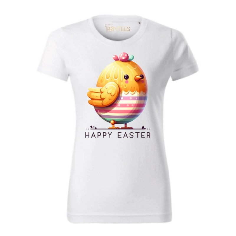 Tricou damă - Pui „Happy Easter”