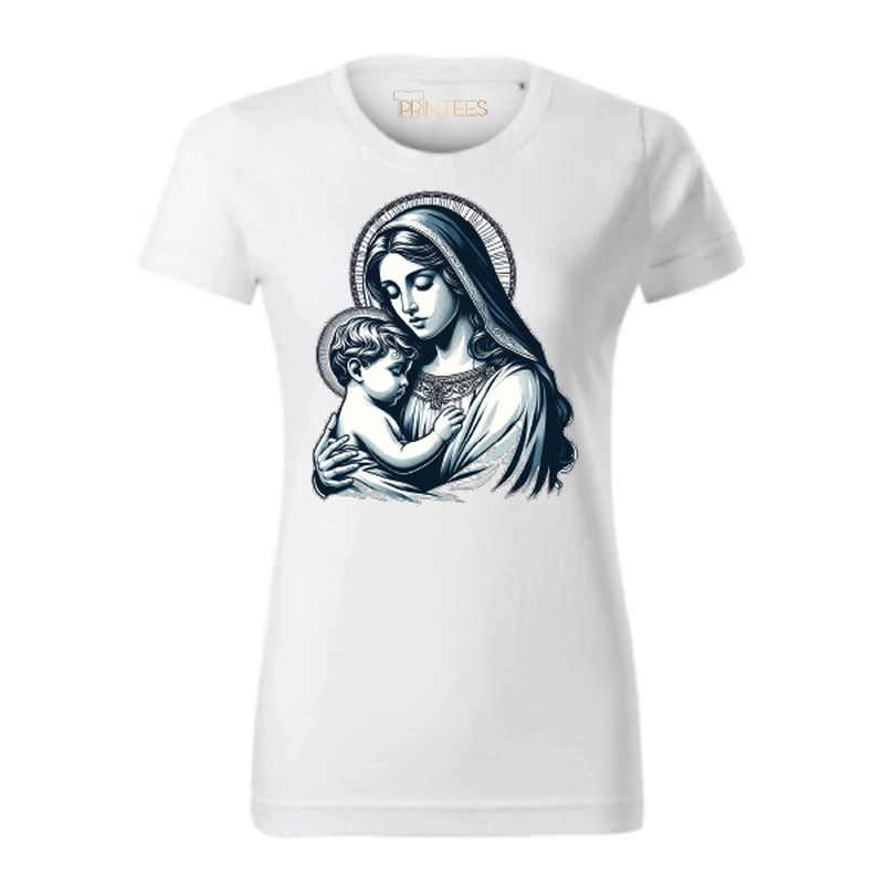 Tricou dama - Fecioară cu prunc