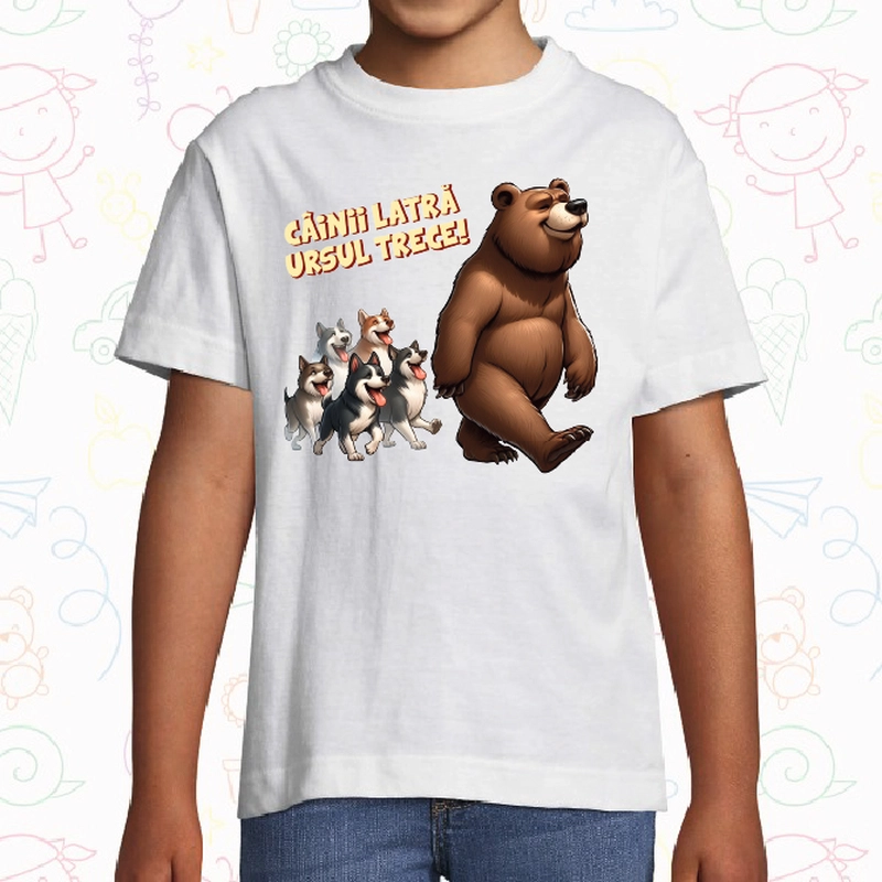 Tricou copii - Cainii latra