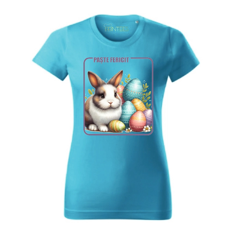 Tricou dama - Iepure Paște Fericit
