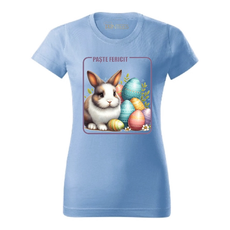 Tricou dama - Iepure Paște Fericit