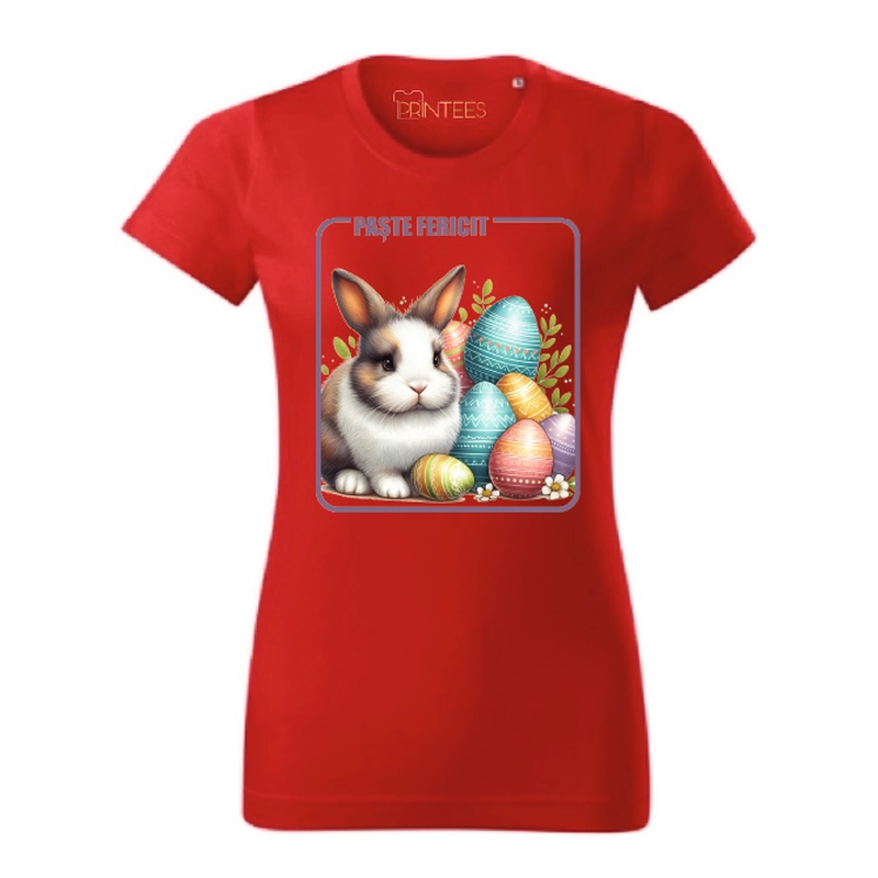 Tricou dama - Iepure Paște Fericit