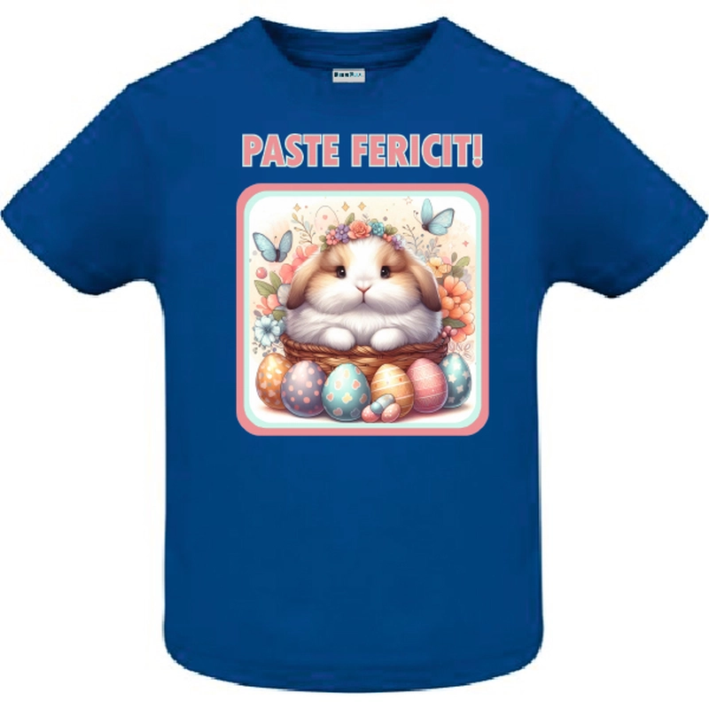 Tricou copil - Iepure pufos in coș