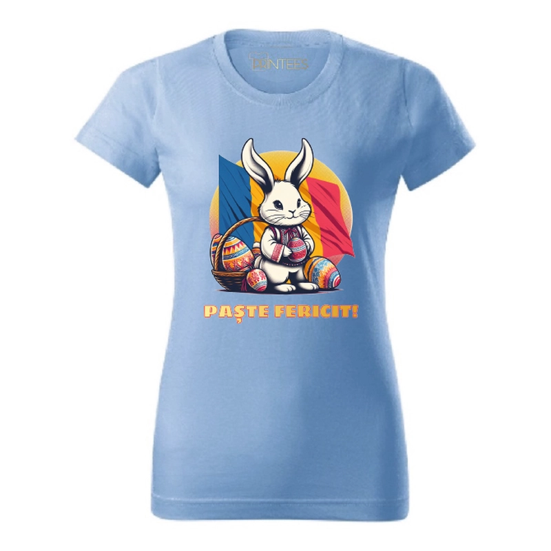Tricou dama - PASTE FERICIT ROMANIA