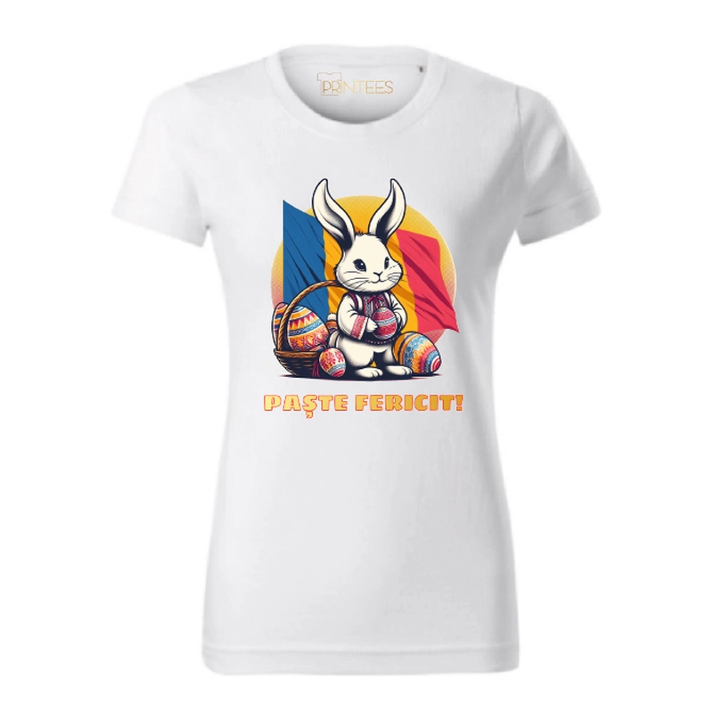 Tricou dama - PASTE FERICIT ROMANIA