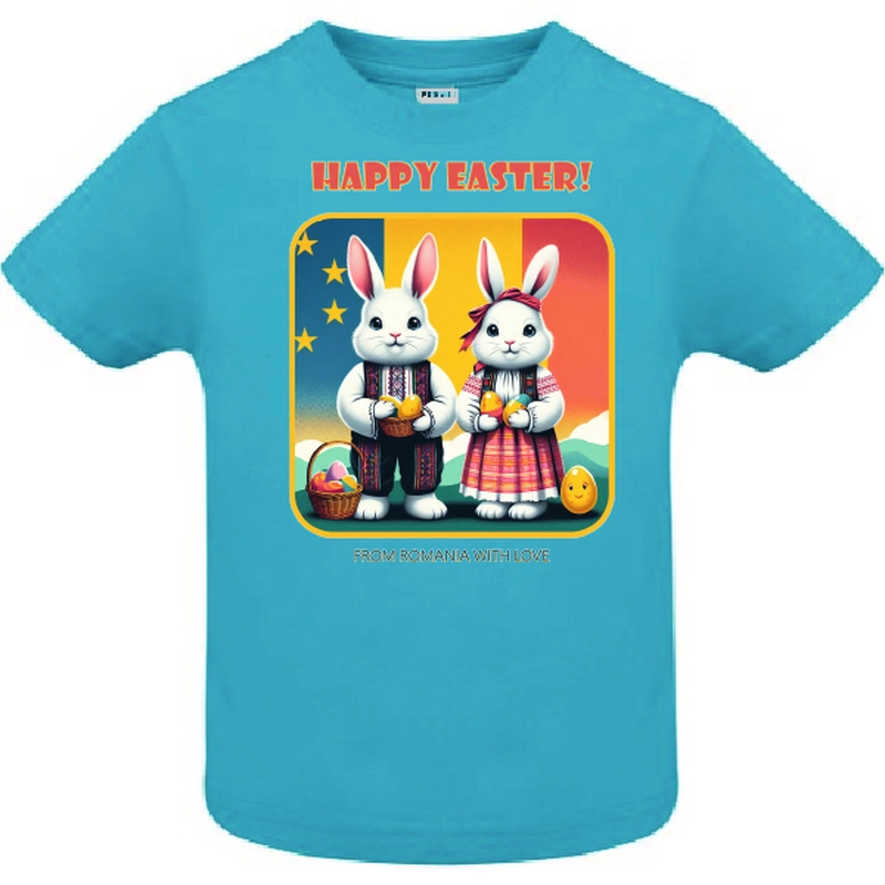Tricou copii - Happy Easter Romania