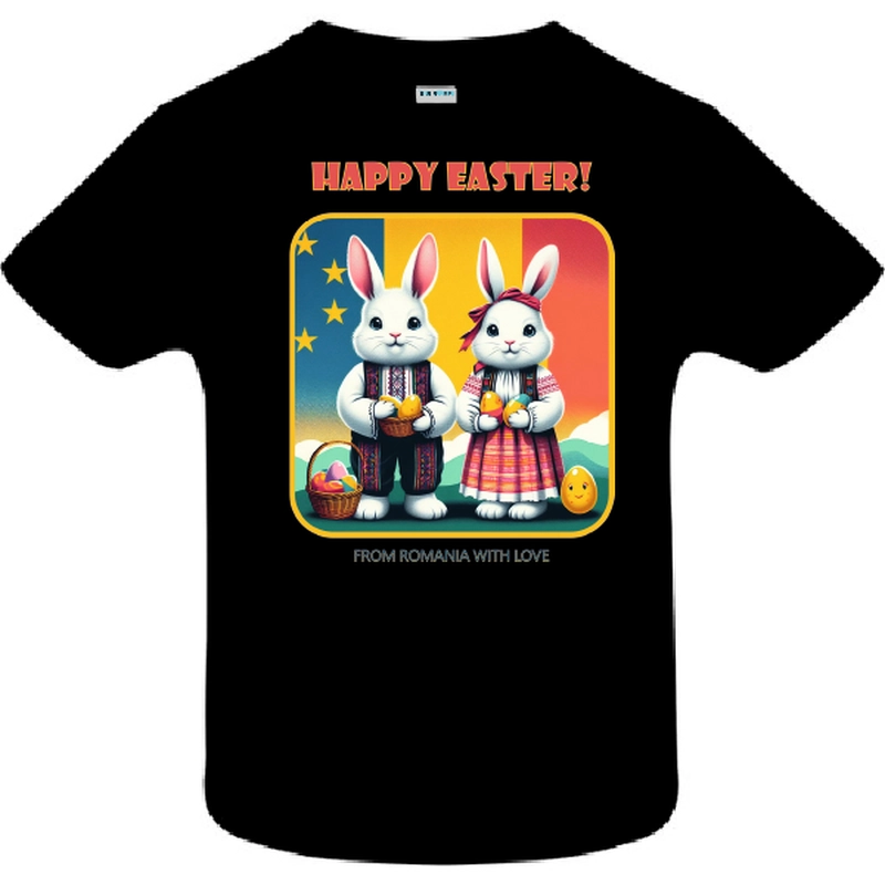 Tricou copii - Happy Easter Romania