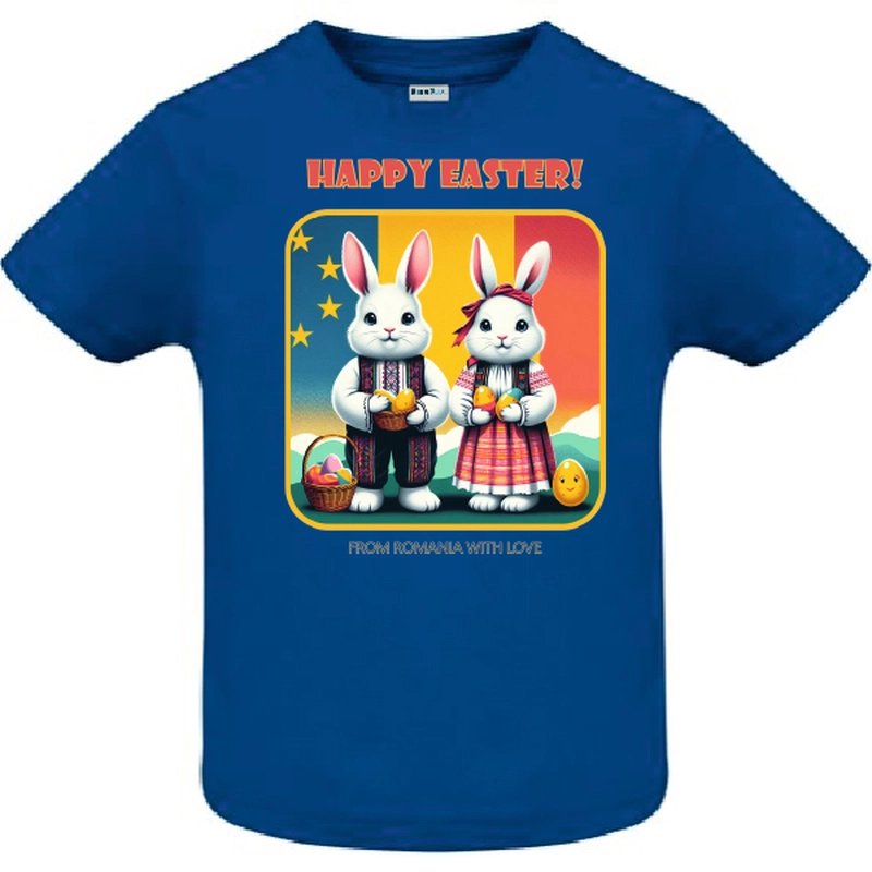 Tricou copii - Happy Easter Romania