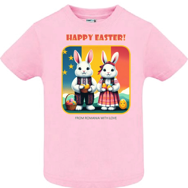 Tricou copii - Happy Easter Romania