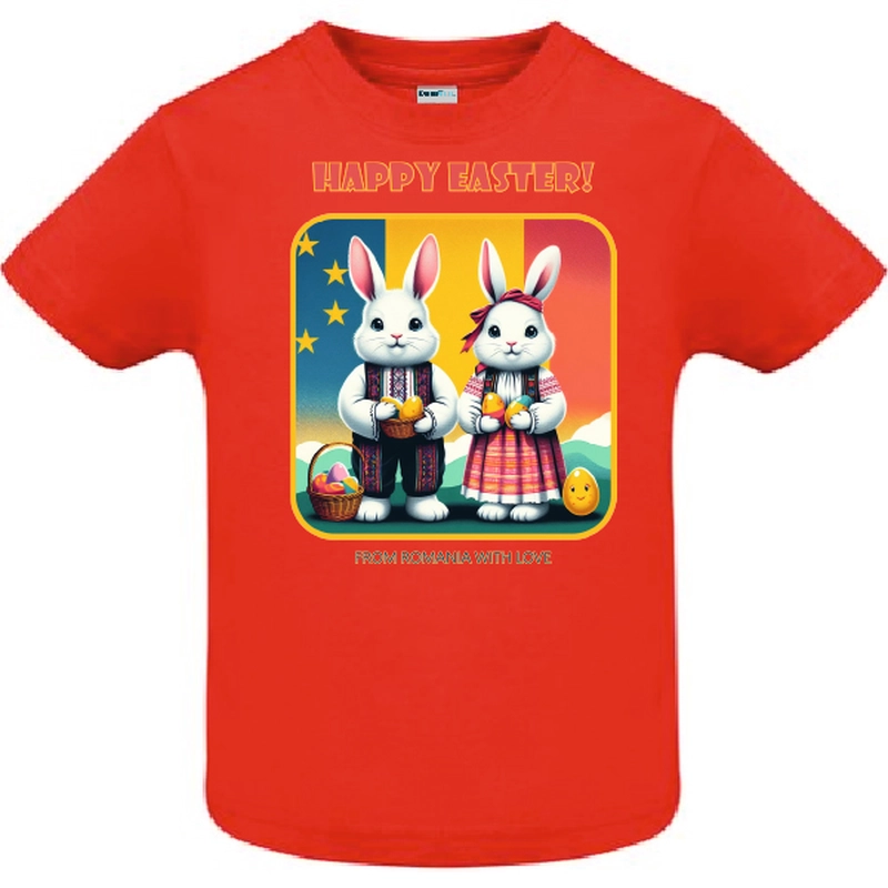 Tricou copii - Happy Easter Romania