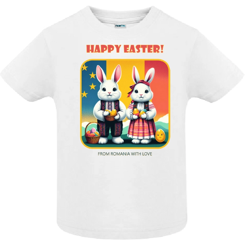 Tricou copii - Happy Easter Romania