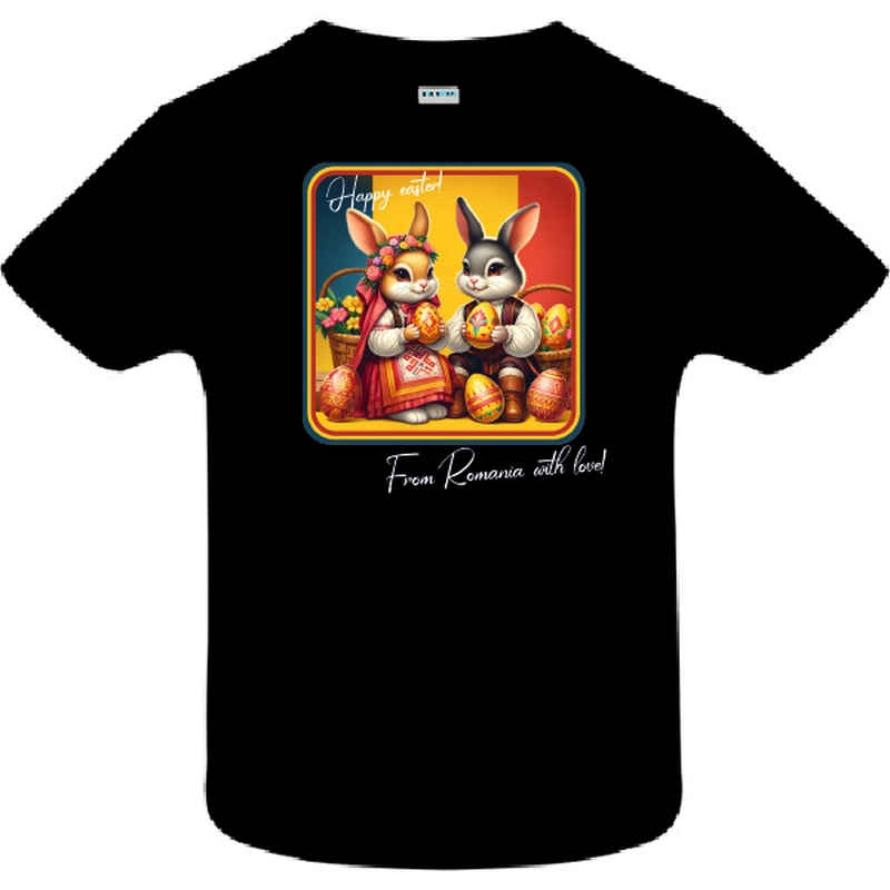 Tricou copii - HAPPY EASTER FROM ROMANIA