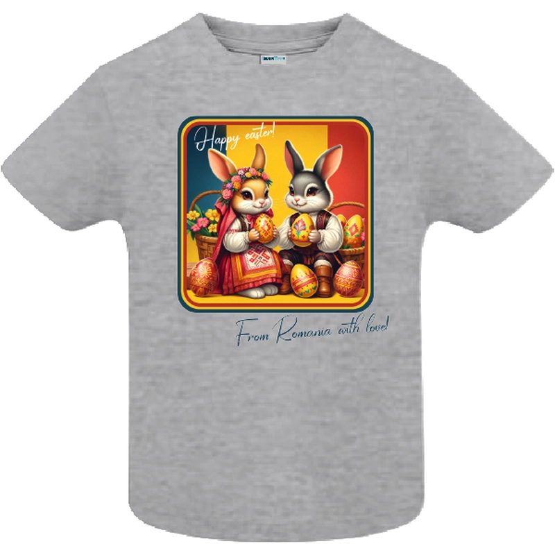 Tricou copii - HAPPY EASTER FROM ROMANIA