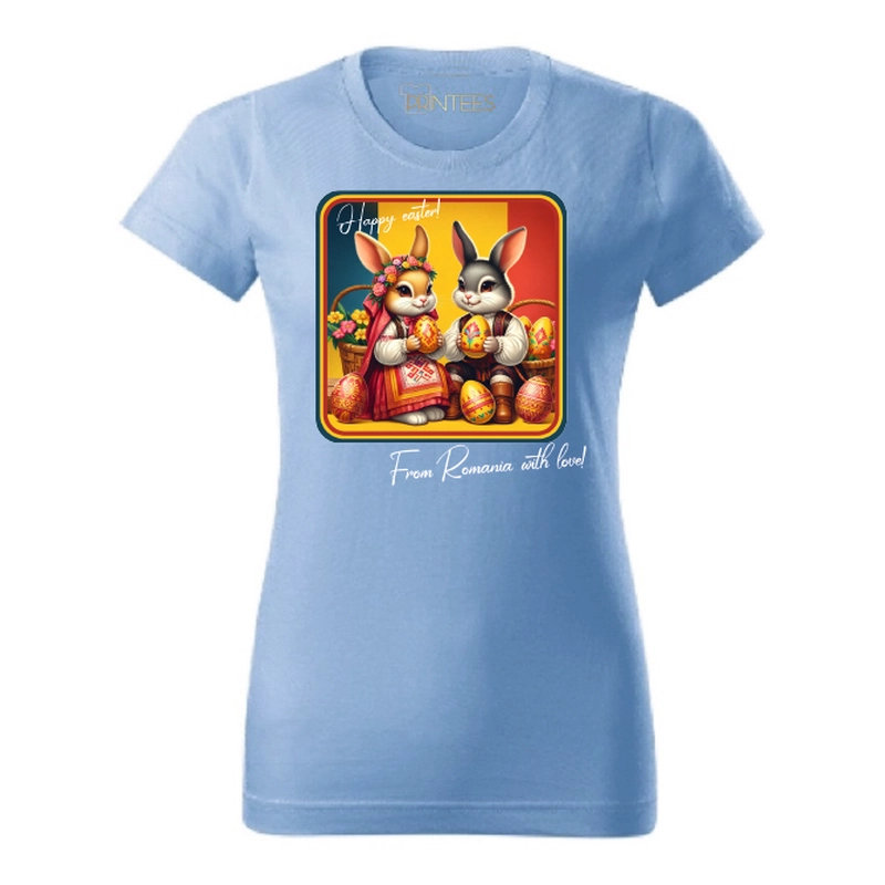 Tricou Damă - ROMANIAN EASTER BUNNIES