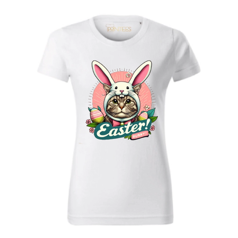 Tricou dame - Pisica de Paște