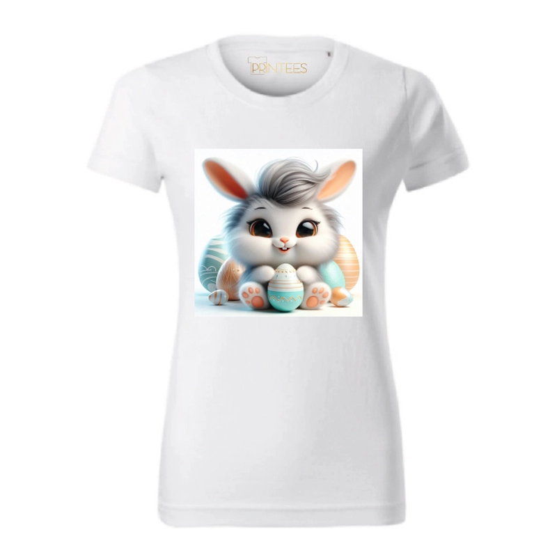 Tricou dame - Iepuraș Paște drăguț